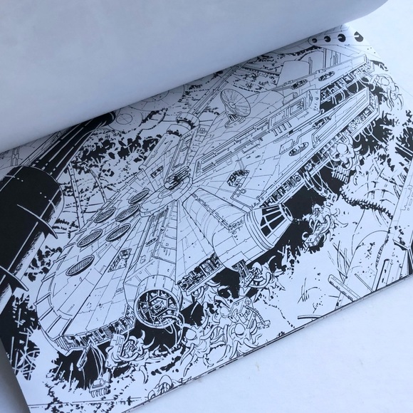 NEW Star Wars Adult Coloring Book  Marvel Disney + Mini Puzzle NEW - Picture 8 of 16